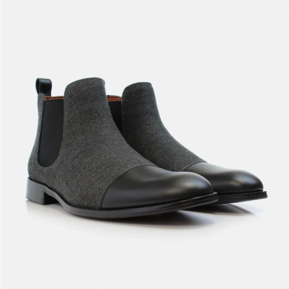 Polar Fox Forbes MPX806062 Memory Foam Classic Casual Chelsea  Boots For Men